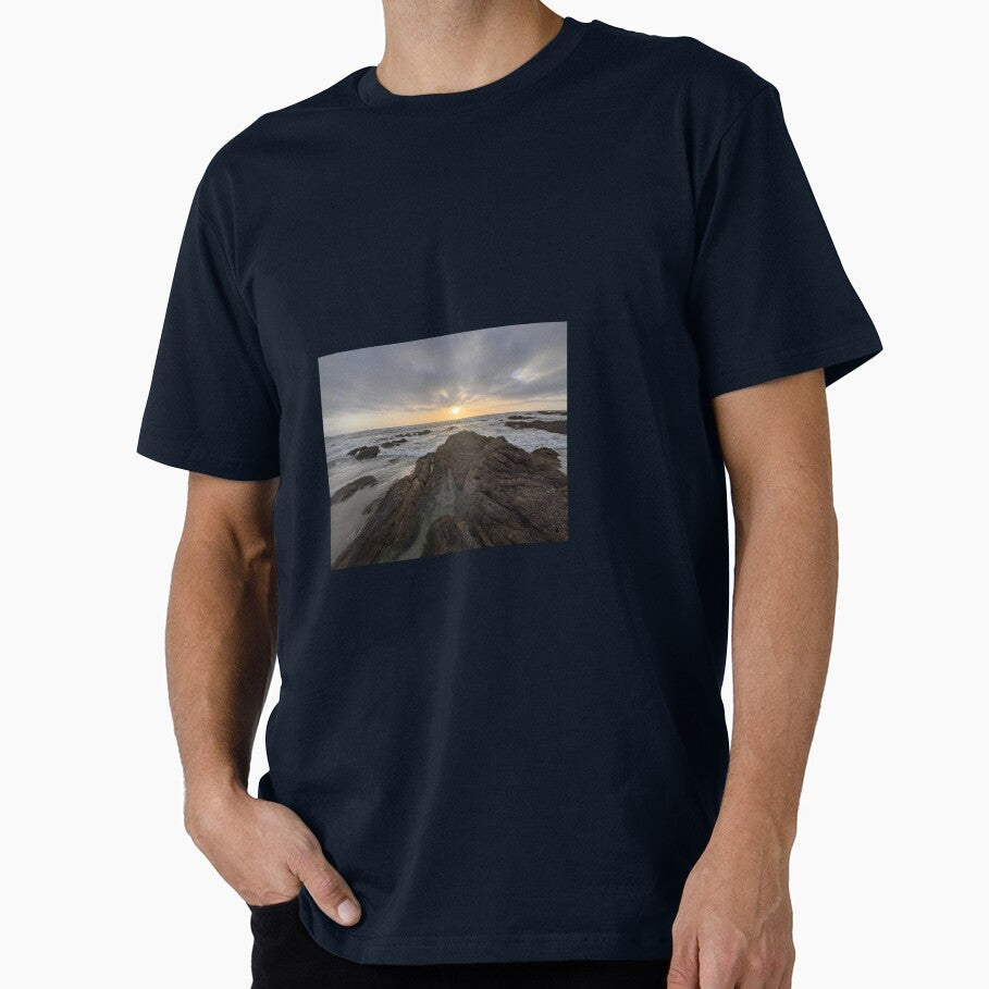 Dynamic-Coastal Sunset against Rolling Fog by - Adult & Kids T-Shirts, Sweatshirts & Hoodies apparel design preview 1