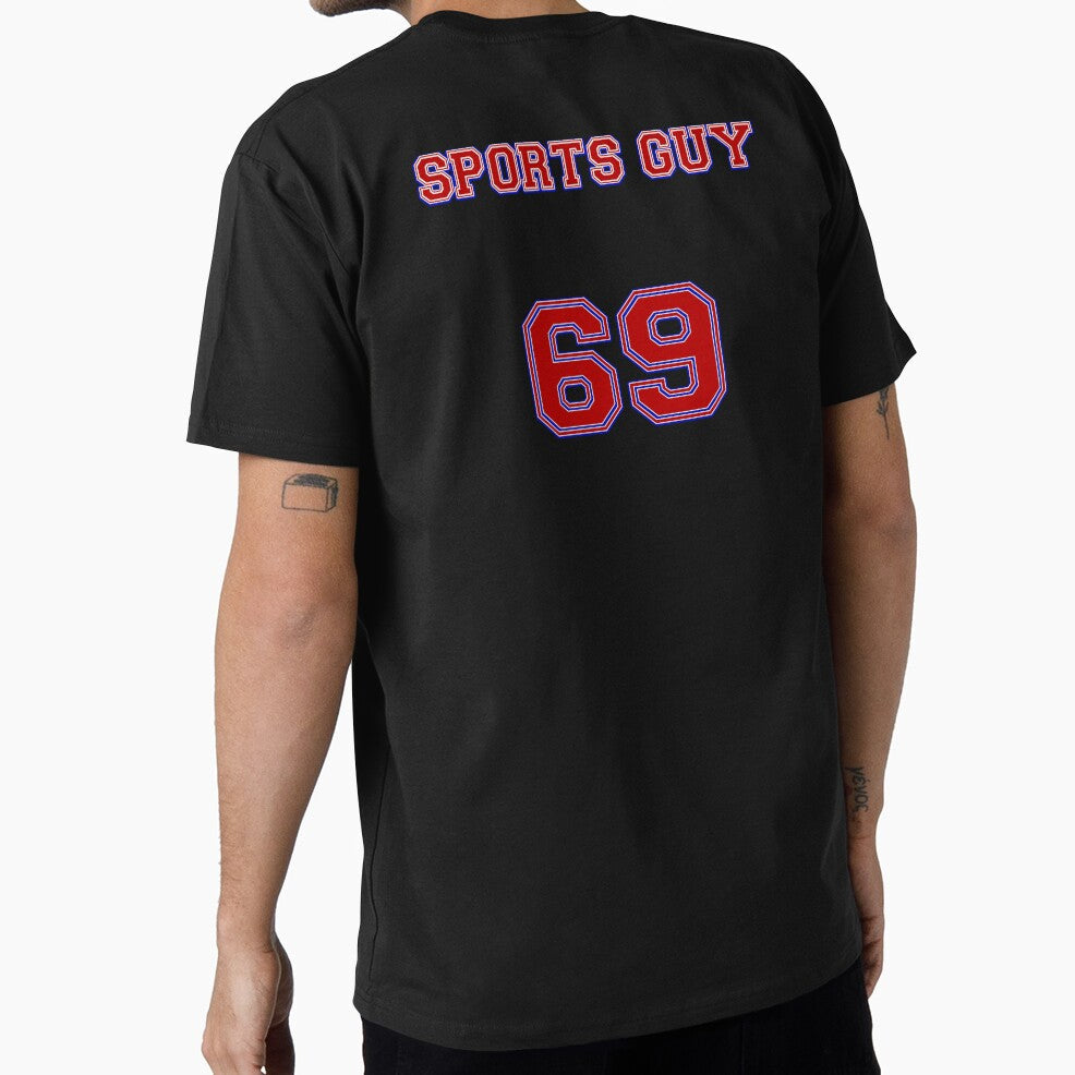 Sports Guy 69 by Signs for Dark Times - Adult & Kids T-Shirts, Sweatshirts & Hoodies apparel design preview 1
