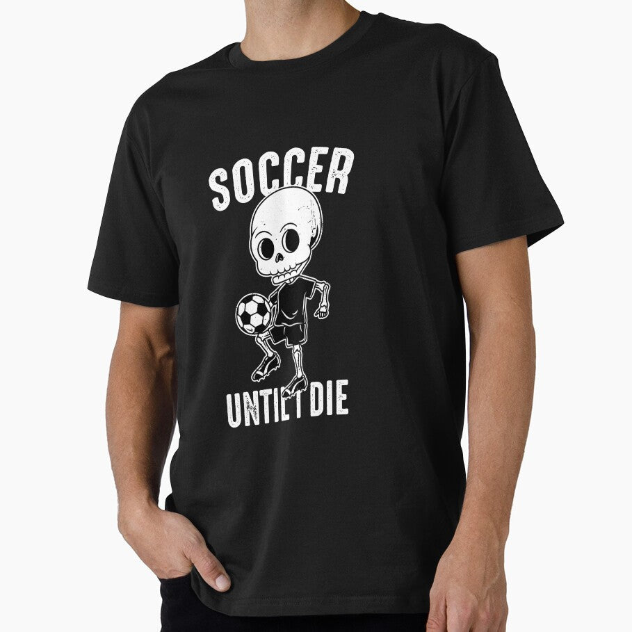 Funny Soccer Sport Boys Girl Teen Futbol Skeleton by - Adult & Kids T-Shirts, Sweatshirts & Hoodies apparel design preview 1