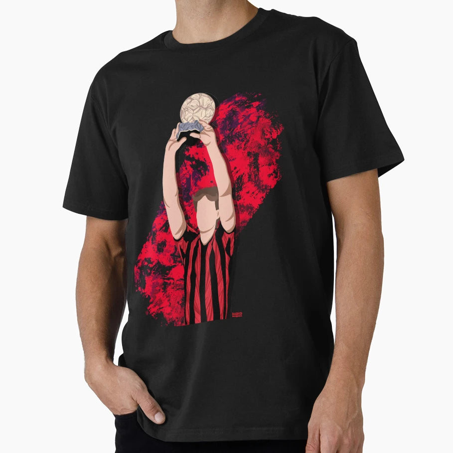 Radiorossonera Van Basten Black T-Shirt - Graphic Print Men Women - T-Shirt, Sweatshirt, Hoodie