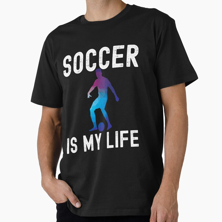 Football is my life by VitoTDesign - Adult & Kids T-Shirts, Sweatshirts & Hoodies apparel design preview 1