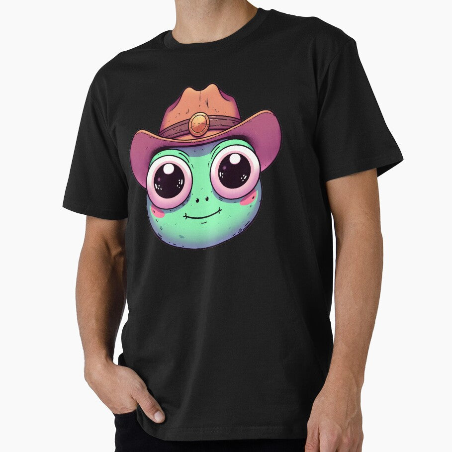 Cowboy frog by Anna Halasek - Adult & Kids T-Shirts, Sweatshirts & Hoodies apparel design preview 1