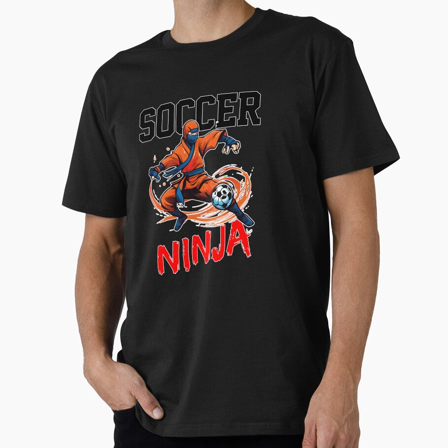Soccer Ninja Cute Class Football Lovers by - Adult & Kids T-Shirts, Sweatshirts & Hoodies apparel design preview 1