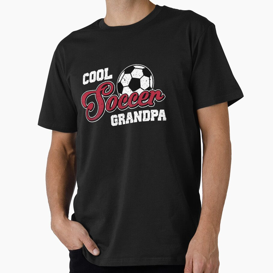 Funny Cool Soccer Dad Grandpa Papa by Crush Retro® - Adult & Kids T-Shirts, Sweatshirts & Hoodies apparel design preview 1