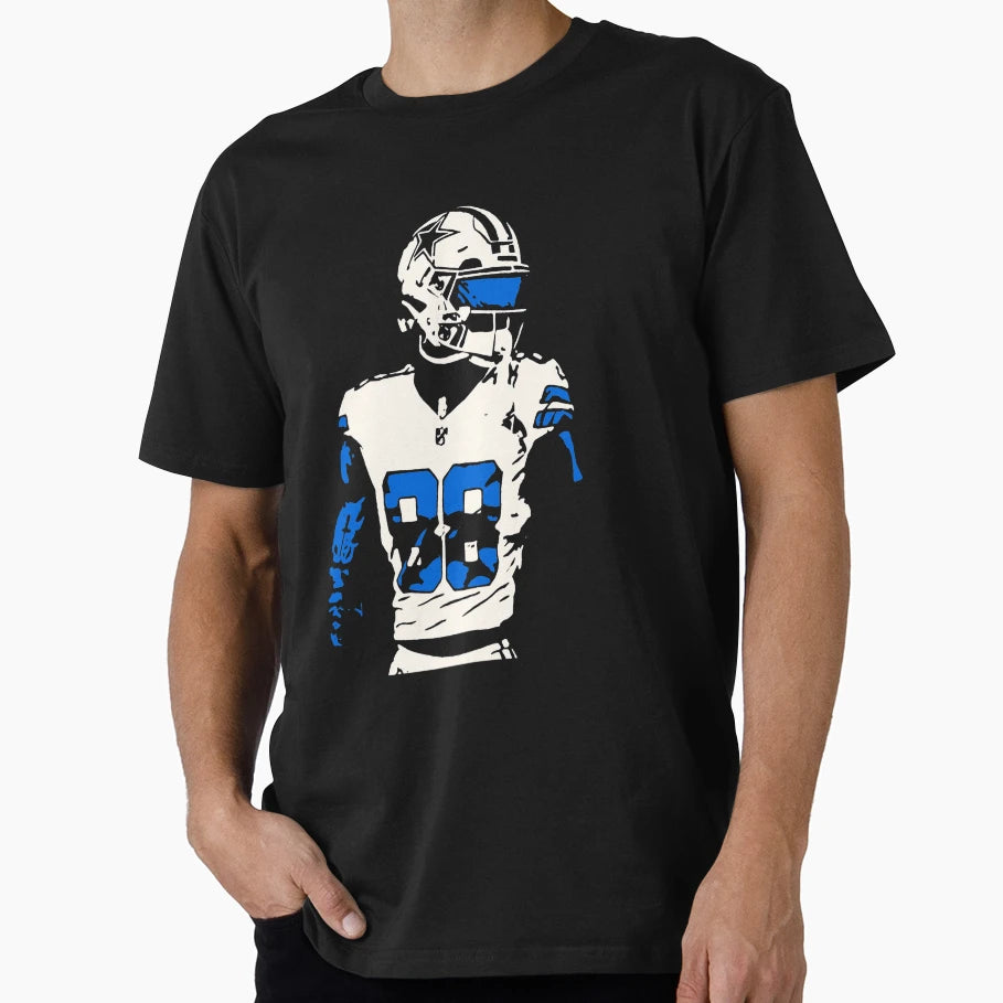 CL 88 Dallas Football Stencil Tribute T-Shirt - Minimalist Print Unisex - T-Shirt, Sweatshirt, Hoodie