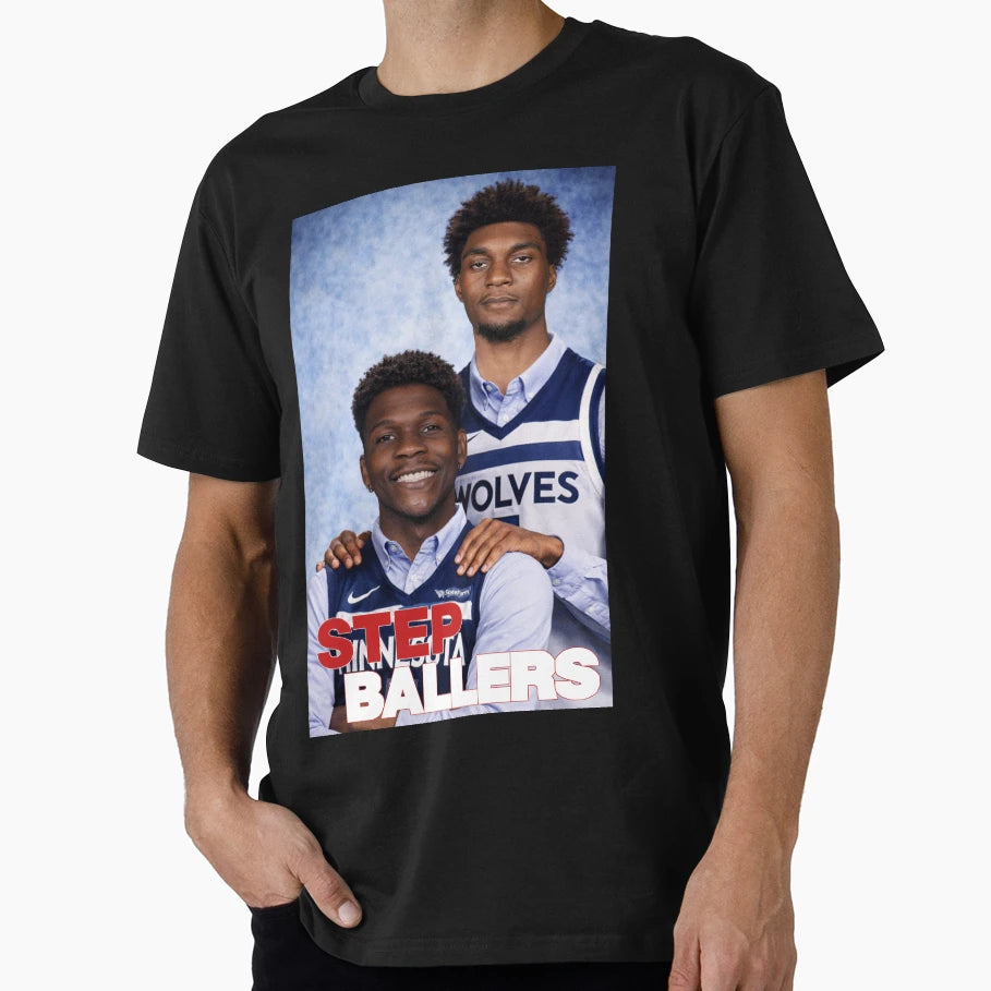 Step Ballers Anthony Edwards Jaden T-Shirt - Novelty Apparel Unisex - T-Shirt, Sweatshirt, Hoodie