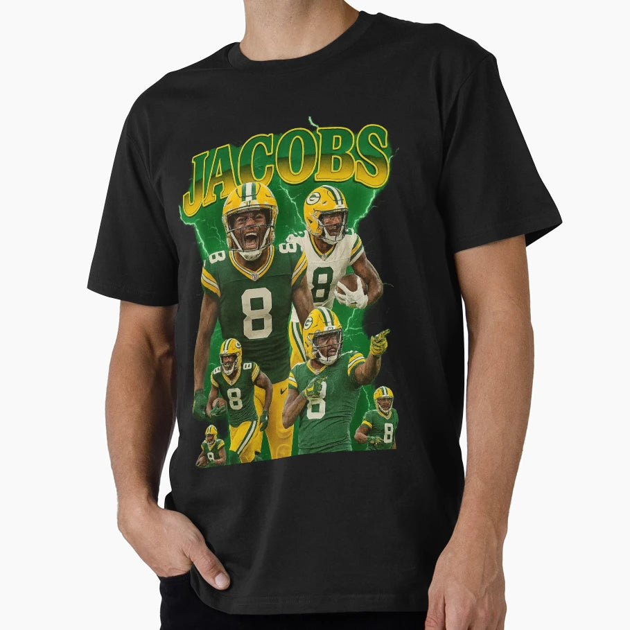 Josh Jacobs Green Bay T-Shirt - Streetwear Style Unisex - T-Shirt, Sweatshirt, Hoodie
