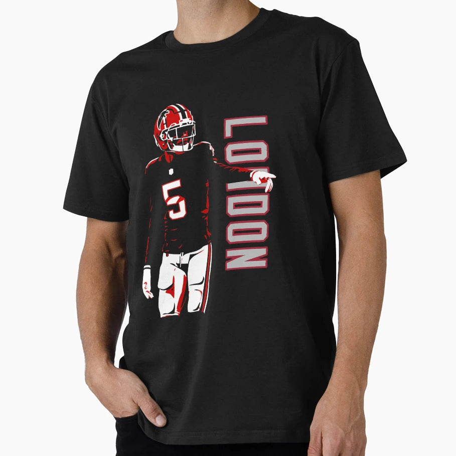 Drake London 5 Atlanta Football T-Shirt - Custom Art Print Men Women - T-Shirt, Sweatshirt, Hoodie