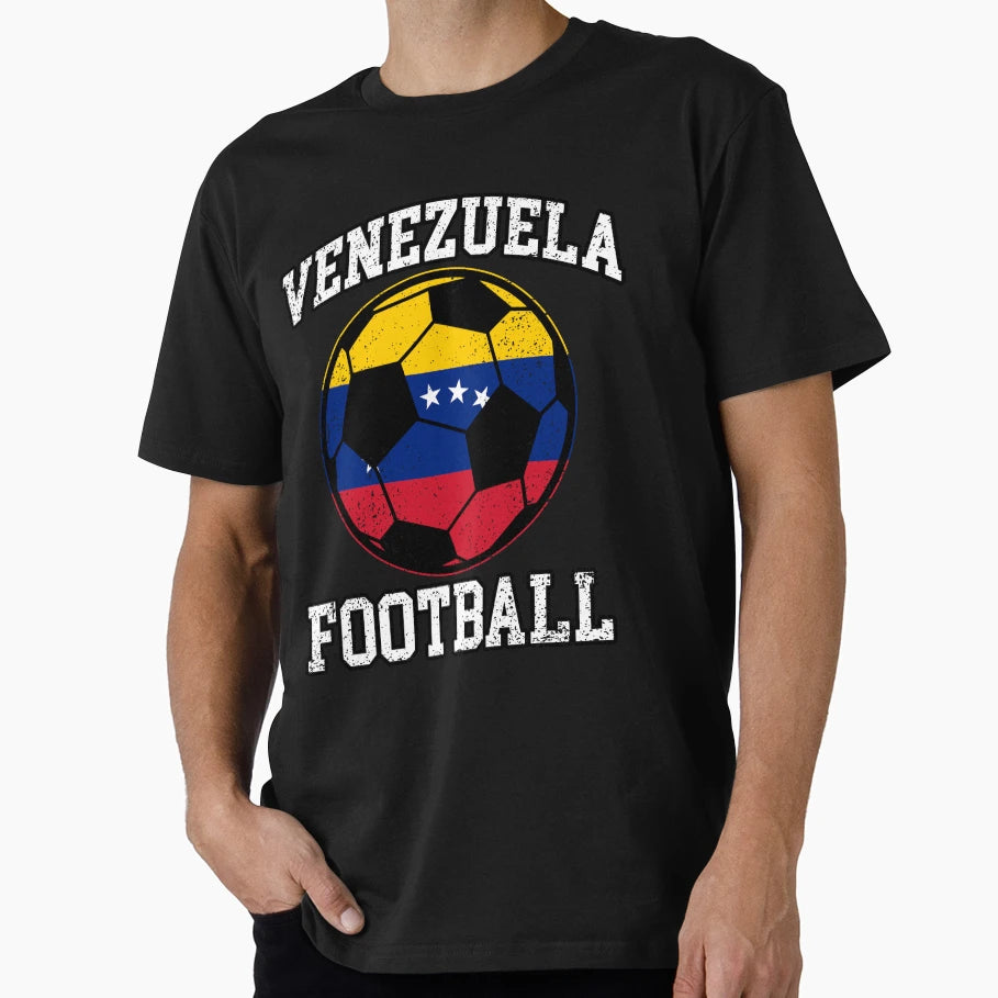 Soccer Ball Venezuela Soccer Fans And T-Shirt - Novelty Apparel for Adults - T-Shirt, Sweatshirt, Hoodie