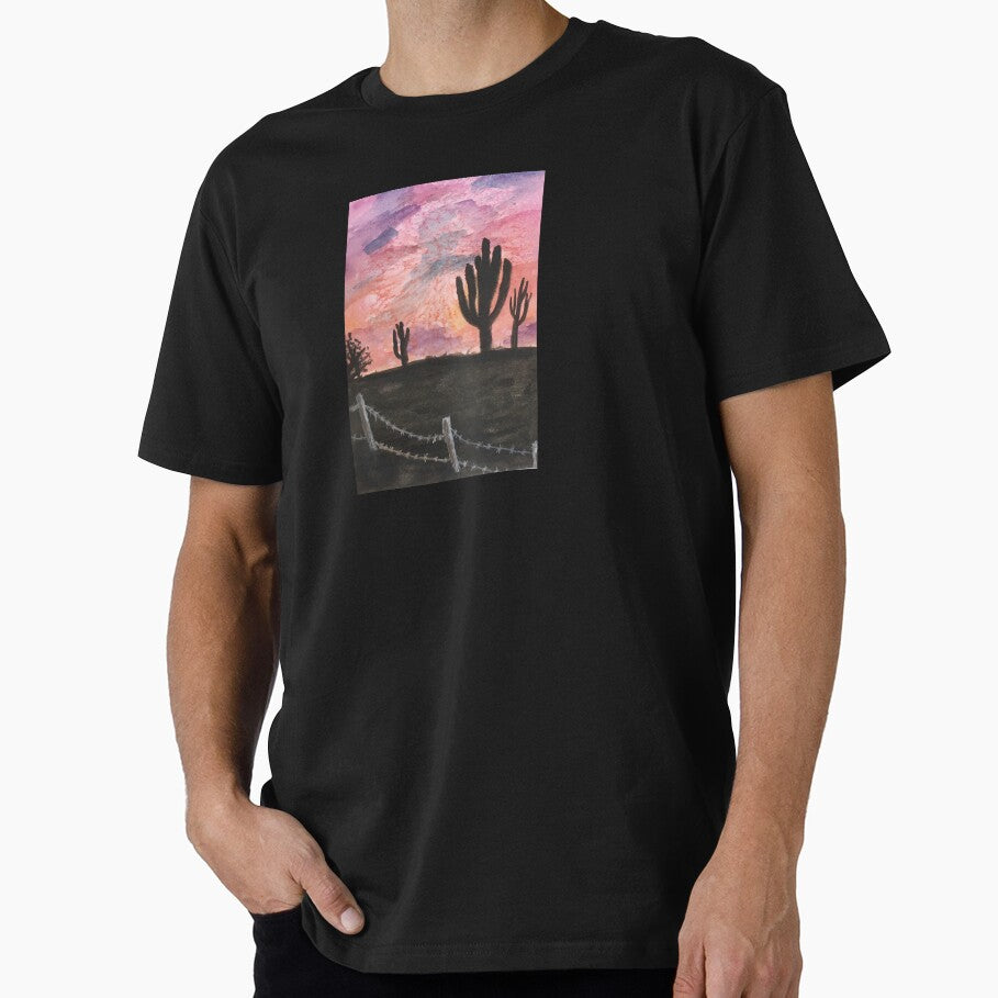 Sunset Desert by DanieleaT - Adult & Kids T-Shirts, Sweatshirts & Hoodies apparel design preview 1