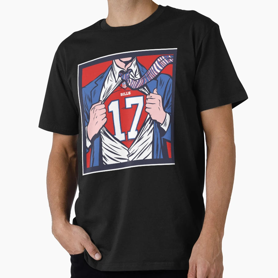 Buffalo Football Mafia Super Hero Pop T-Shirt - Graphic Print Men Women - T-Shirt, Sweatshirt, Hoodie