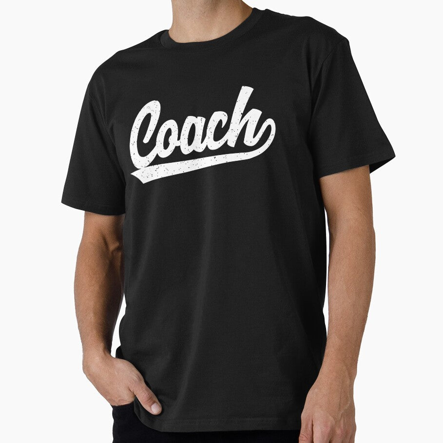 Classic Coach Vintage Athletic Inspired Sports - Adult & Kids T-Shirts, Sweatshirts & Hoodies apparel design preview 1