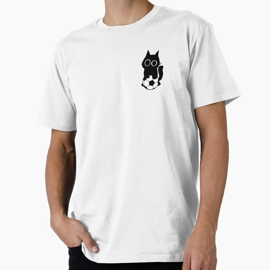 Cat with a Football by BFFDecals - Adult & Kids T-Shirts, Sweatshirts & Hoodies apparel design preview 1