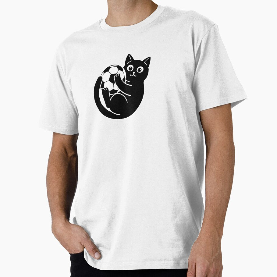 Cat Soccer by coffeeman - Adult & Kids T-Shirts, Sweatshirts & Hoodies apparel design preview 1