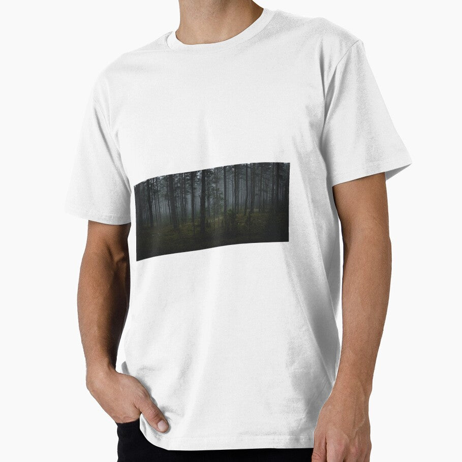 Dark misty forest by urbonasphotos - Adult & Kids T-Shirts, Sweatshirts & Hoodies apparel design preview 1