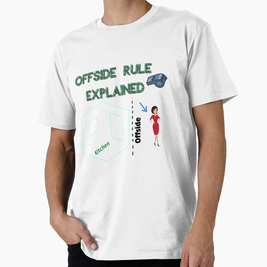 Offside Rule Explained Soccer Humor Football Lovers - Adult & Kids T-Shirts, Sweatshirts & Hoodies apparel design preview 1