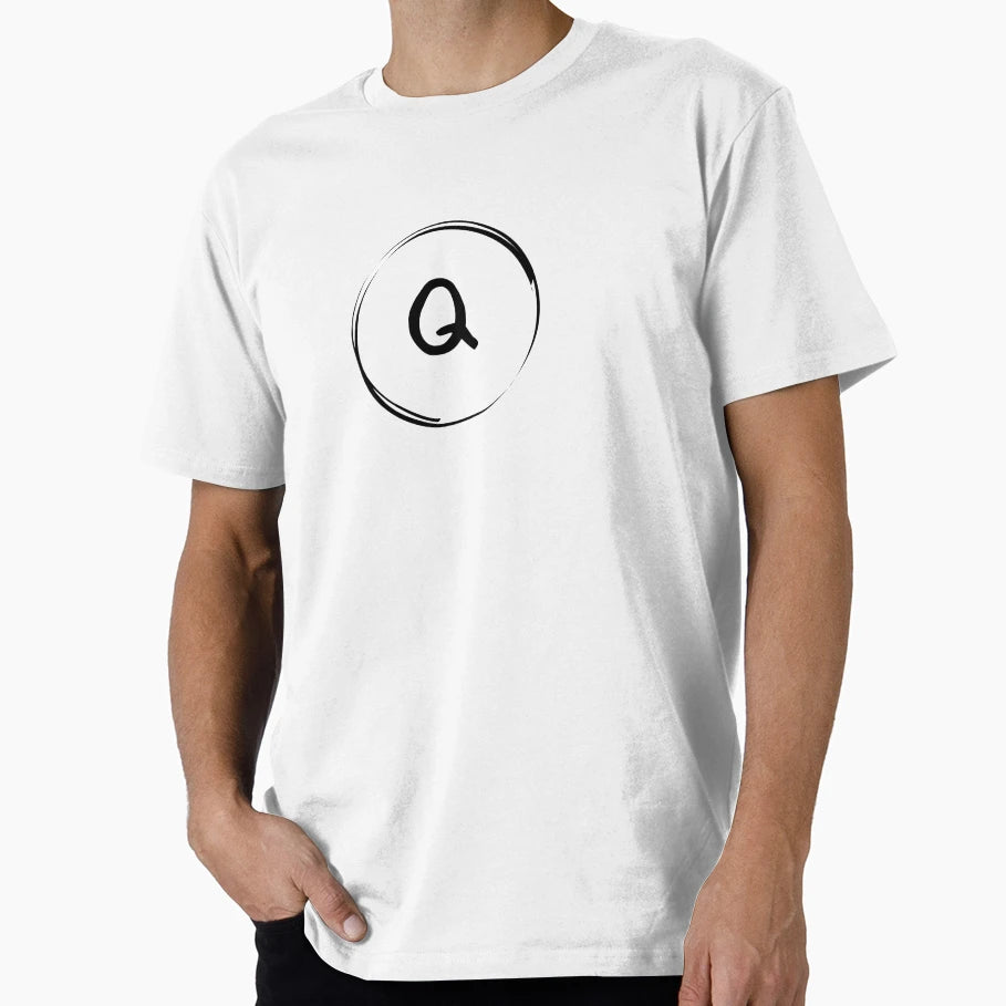 Initials Circle T-Shirt - Fun Novelty Design Men Women - T-Shirt, Sweatshirt, Hoodie