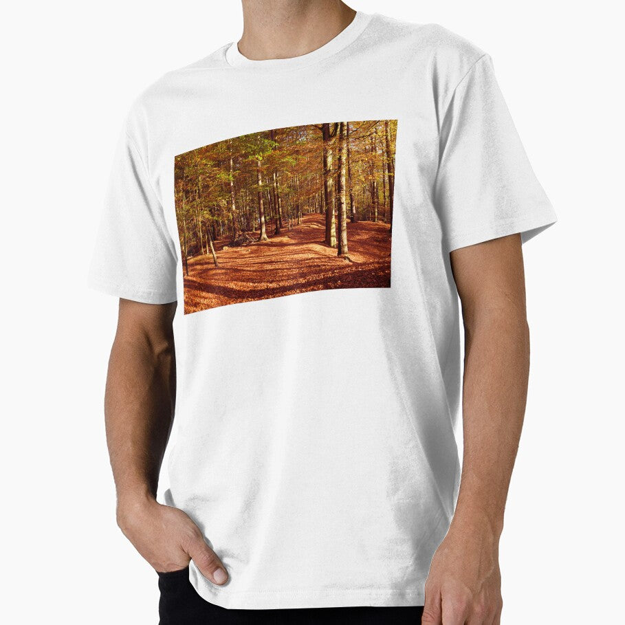 The Orange Glow of Trees by Vastisadai - Adult & Kids T-Shirts, Sweatshirts & Hoodies apparel design preview 1