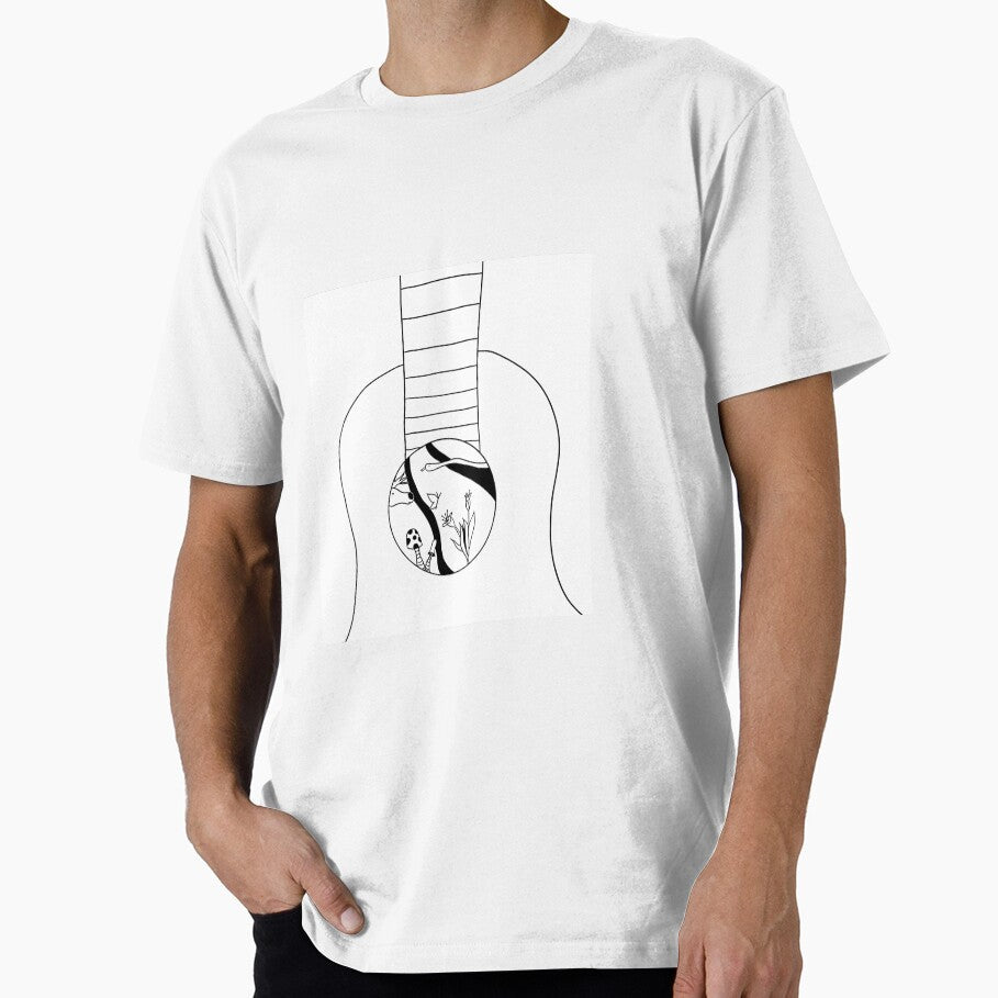 Nature Guitar by charlottew10 - Adult & Kids T-Shirts, Sweatshirts & Hoodies apparel design preview 1