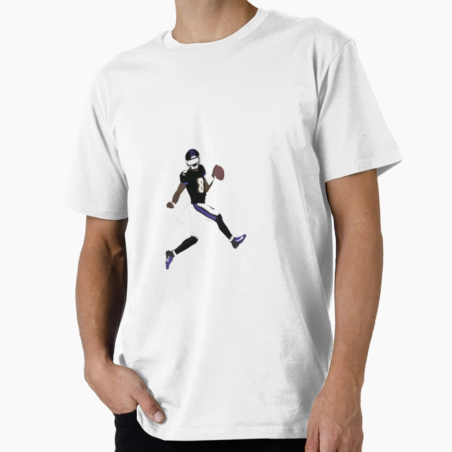 LJ Ravens T-Shirt - Custom Art Print Unisex - T-Shirt, Sweatshirt, Hoodie