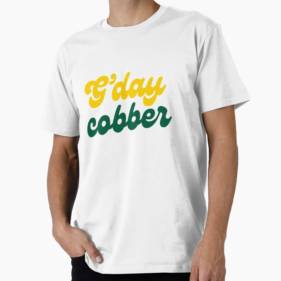 Gday Cobber T-Shirt - Aesthetic Graphic for Adults - T-Shirt, Sweatshirt, Hoodie
