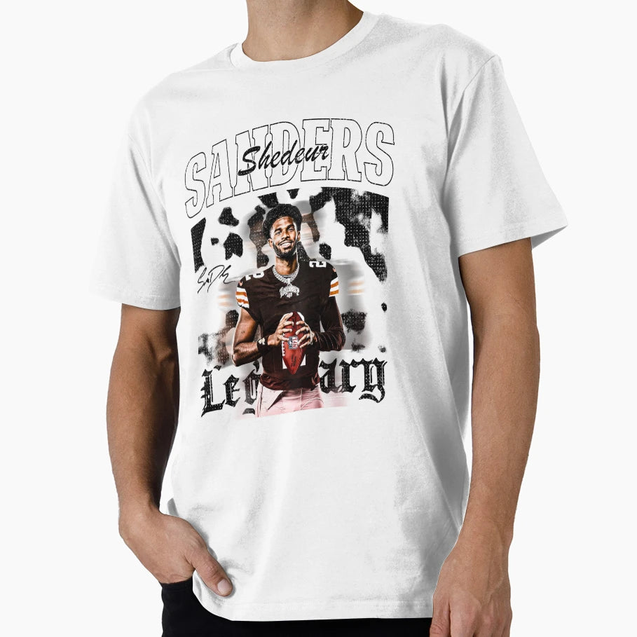 Shedeur Sanders Cleveland Football T-Shirt - Novelty Apparel Unisex - T-Shirt, Sweatshirt, Hoodie