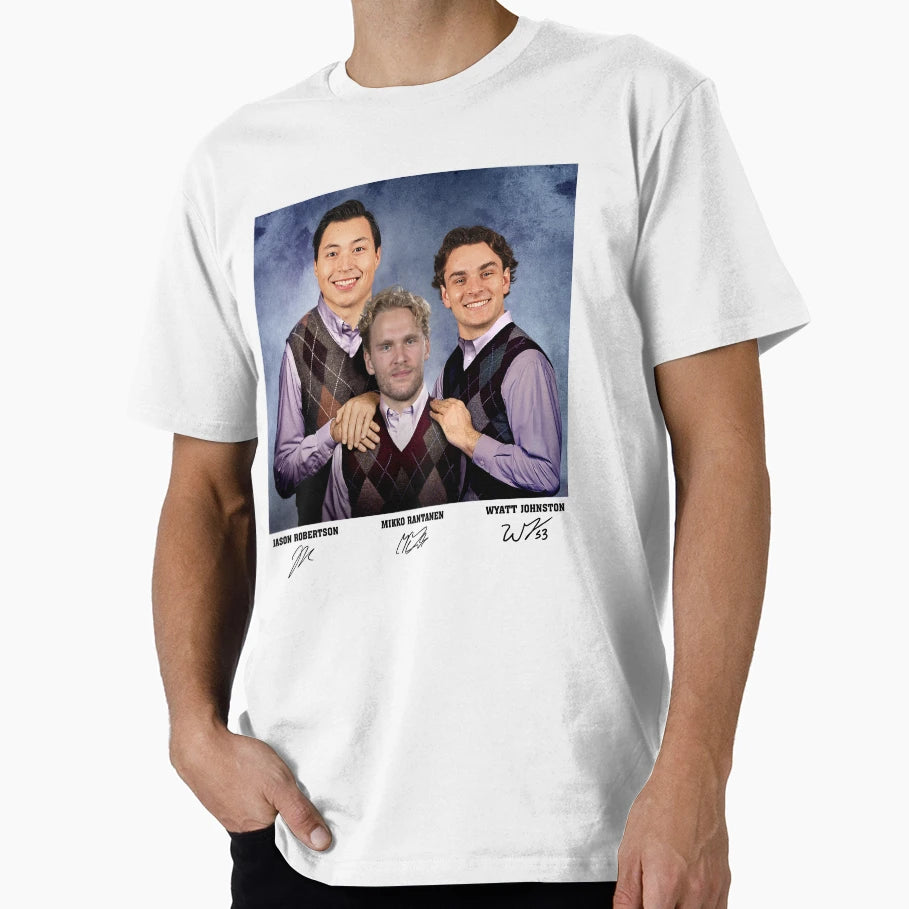 Wyatt Johnston Jason Robertson Mikko T-Shirt - Trendy Graphic Men Women - T-Shirt, Sweatshirt, Hoodie