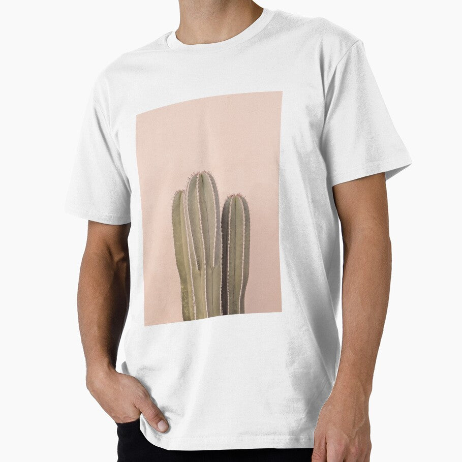 Pink Cactus, Art, Desert by Nieves Montaño - Adult & Kids T-Shirts, Sweatshirts & Hoodies apparel design preview 1
