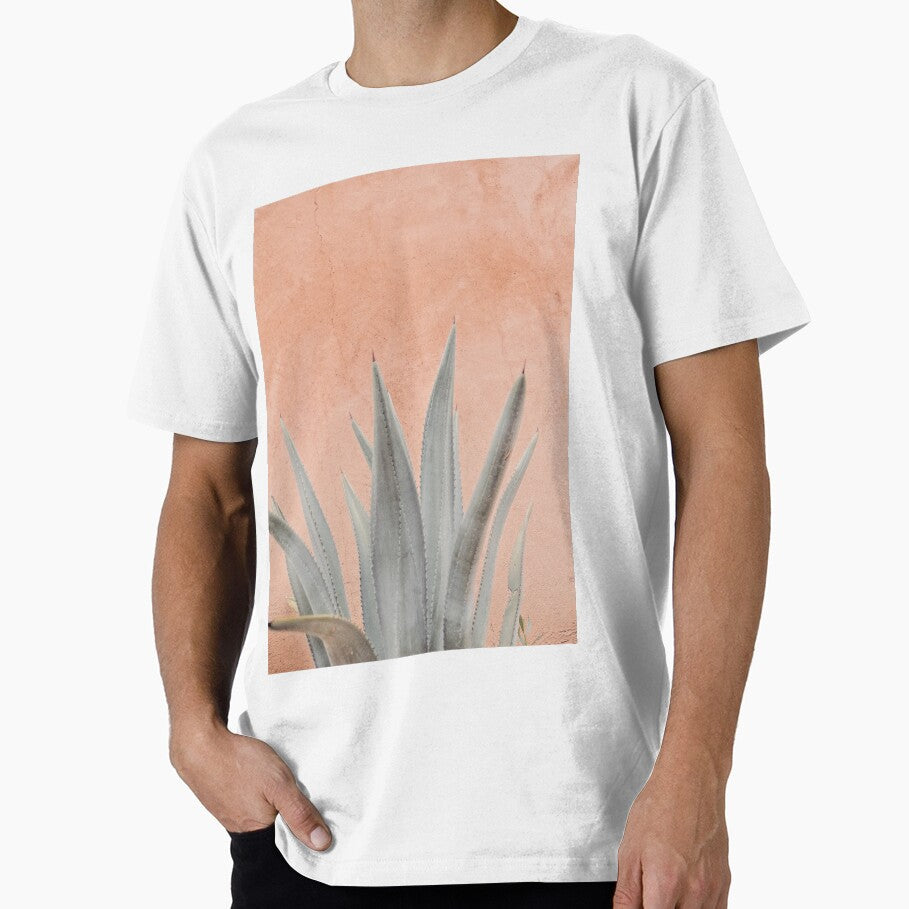 Pink Agave, Cactus, Wall Art by Nieves Montaño - Adult & Kids T-Shirts, Sweatshirts & Hoodies apparel design preview 1