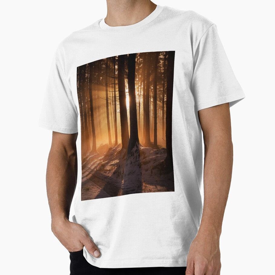 Forest clearing in winter by Pietschi2022 - Adult & Kids T-Shirts, Sweatshirts & Hoodies apparel design preview 1