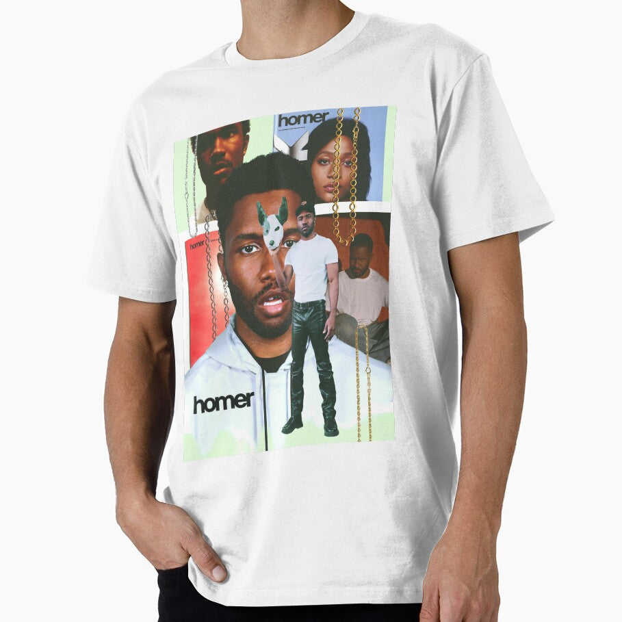 Frank Ocean Homer Collage by JoeMahoney - Adult & Kids T-Shirts, Sweatshirts & Hoodies apparel design preview 1