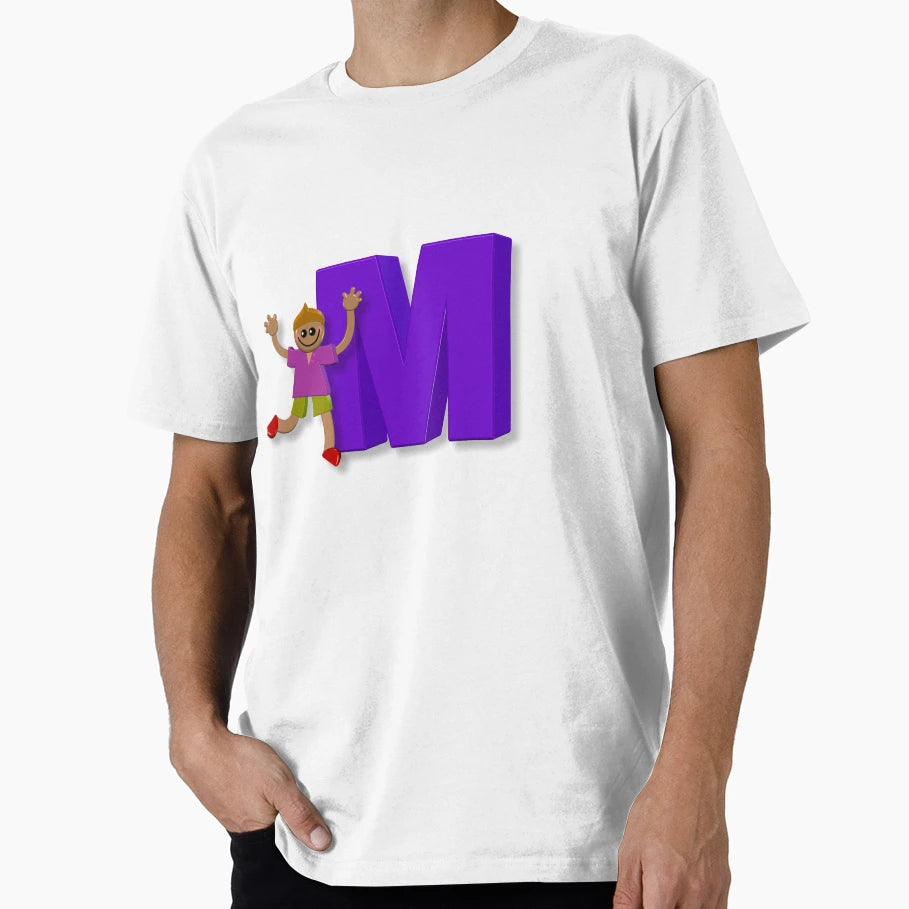 Letter M T-Shirt - Custom Art Print Men Women - T-Shirt, Sweatshirt, Hoodie