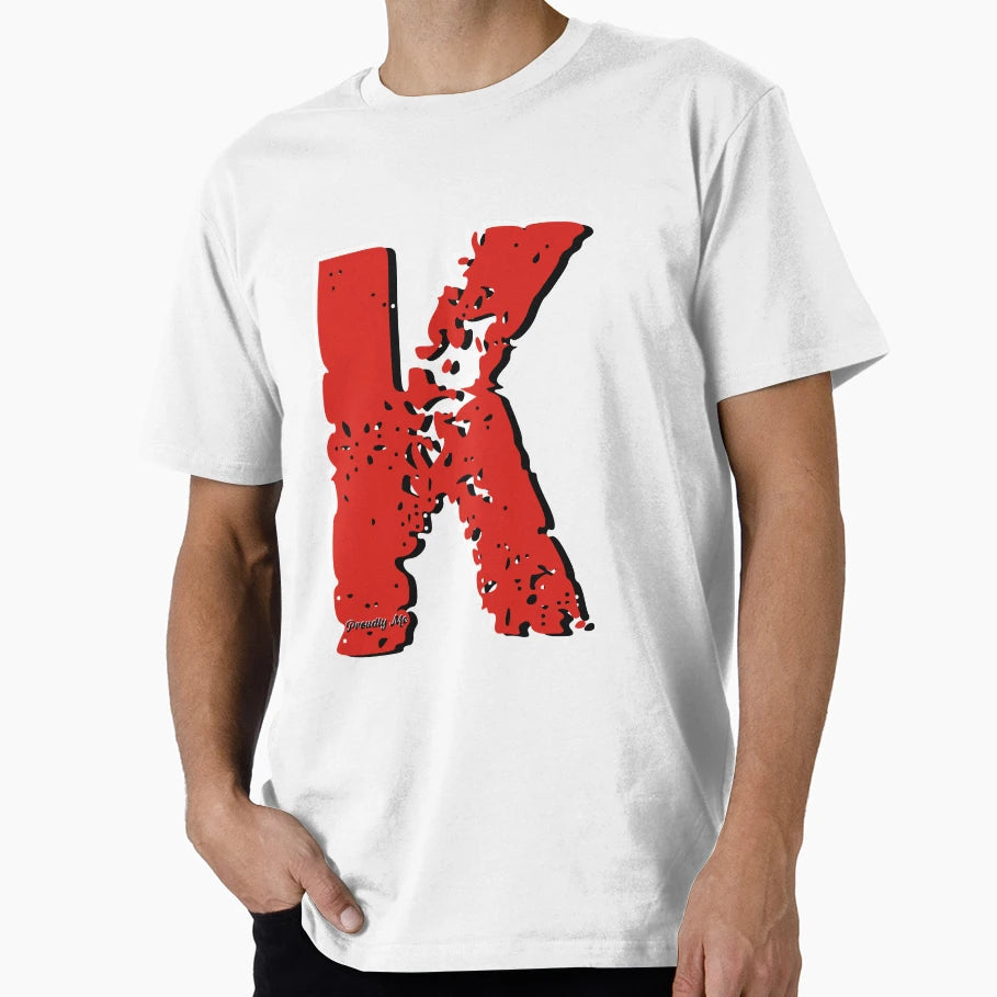 Initials K T-Shirt - Aesthetic Graphic Unisex - T-Shirt, Sweatshirt, Hoodie