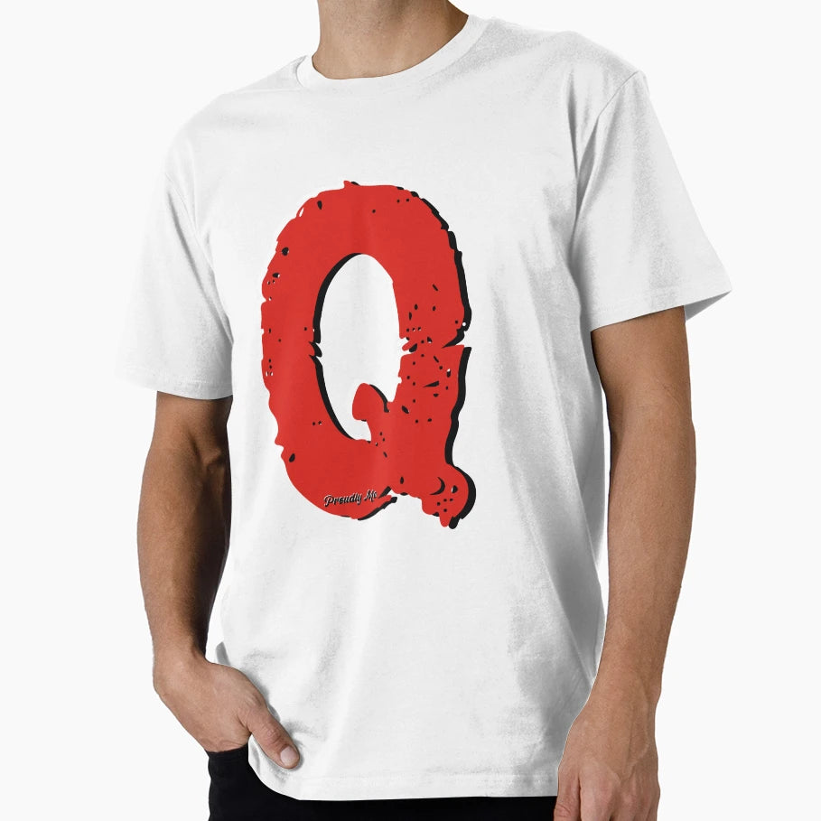 Initials Q T-Shirt - Novelty Apparel Men Women - T-Shirt, Sweatshirt, Hoodie