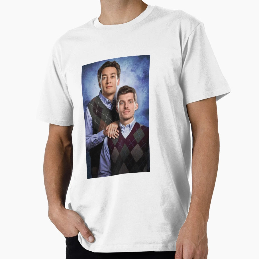Max Verstappen And George Russell T-Shirt - Fun Novelty Design Men Women - T-Shirt, Sweatshirt, Hoodie