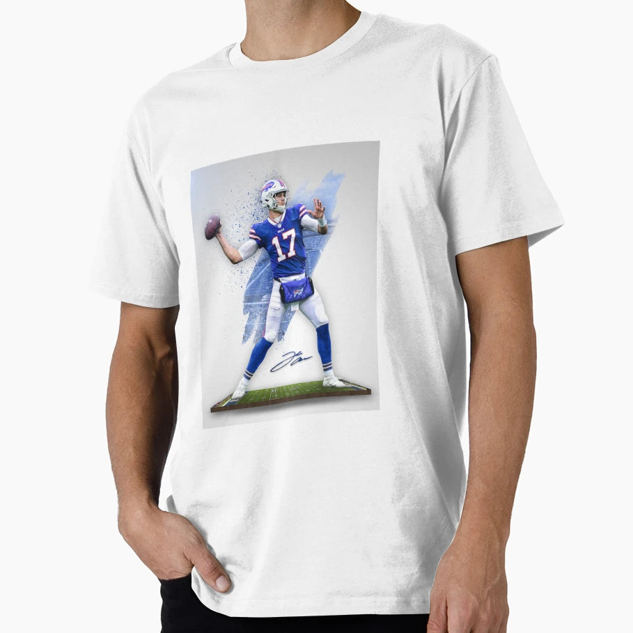 Allen Buffalo Sports Art T-Shirt - Aesthetic Graphic Men Women - T-Shirt, Sweatshirt, Hoodie