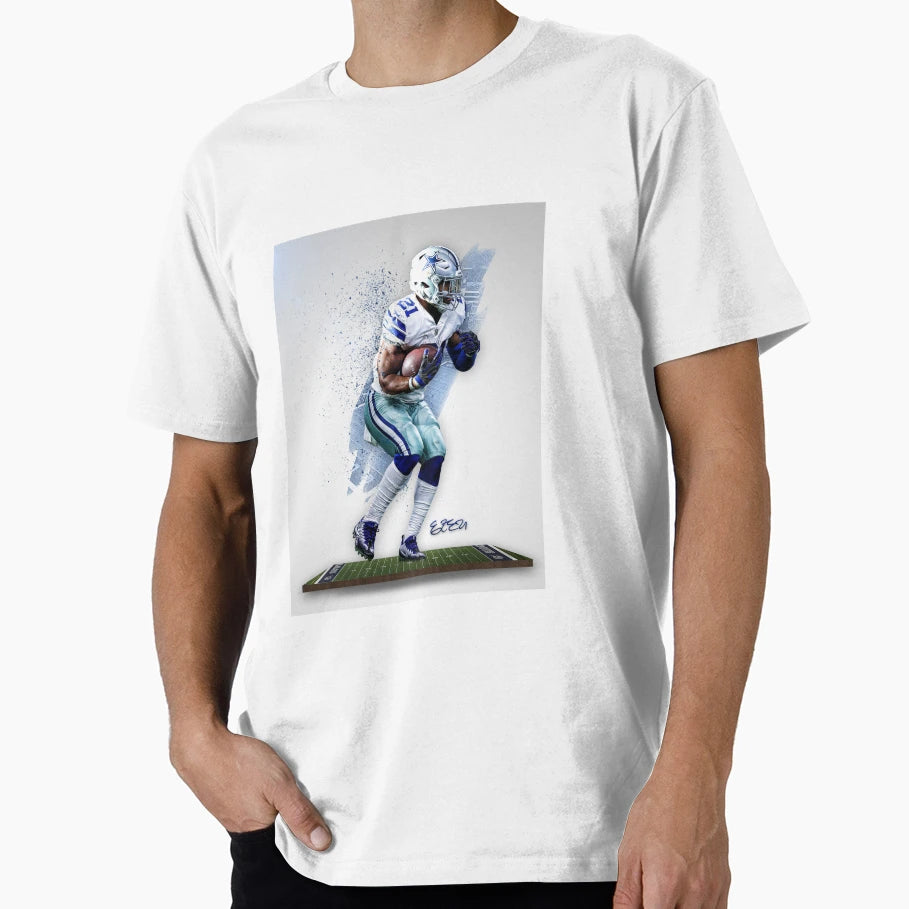 Elliott Dallas Sports Art T-Shirt - Aesthetic Graphic for Adults - T-Shirt, Sweatshirt, Hoodie