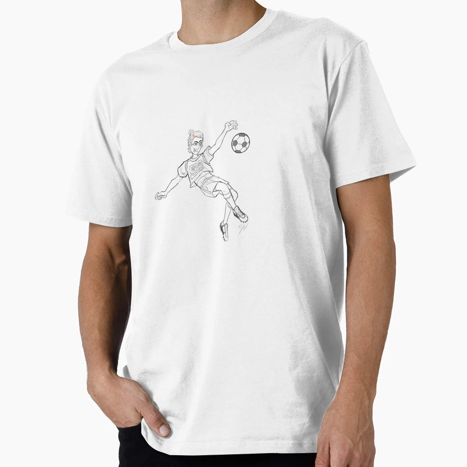 Erin Playing Football T-Shirt - Aesthetic Graphic for Adults - T-Shirt, Sweatshirt, Hoodie