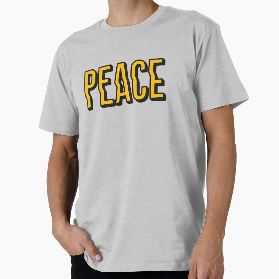 Peace Typography T-Shirt - Custom Art Print Unisex - T-Shirt, Sweatshirt, Hoodie