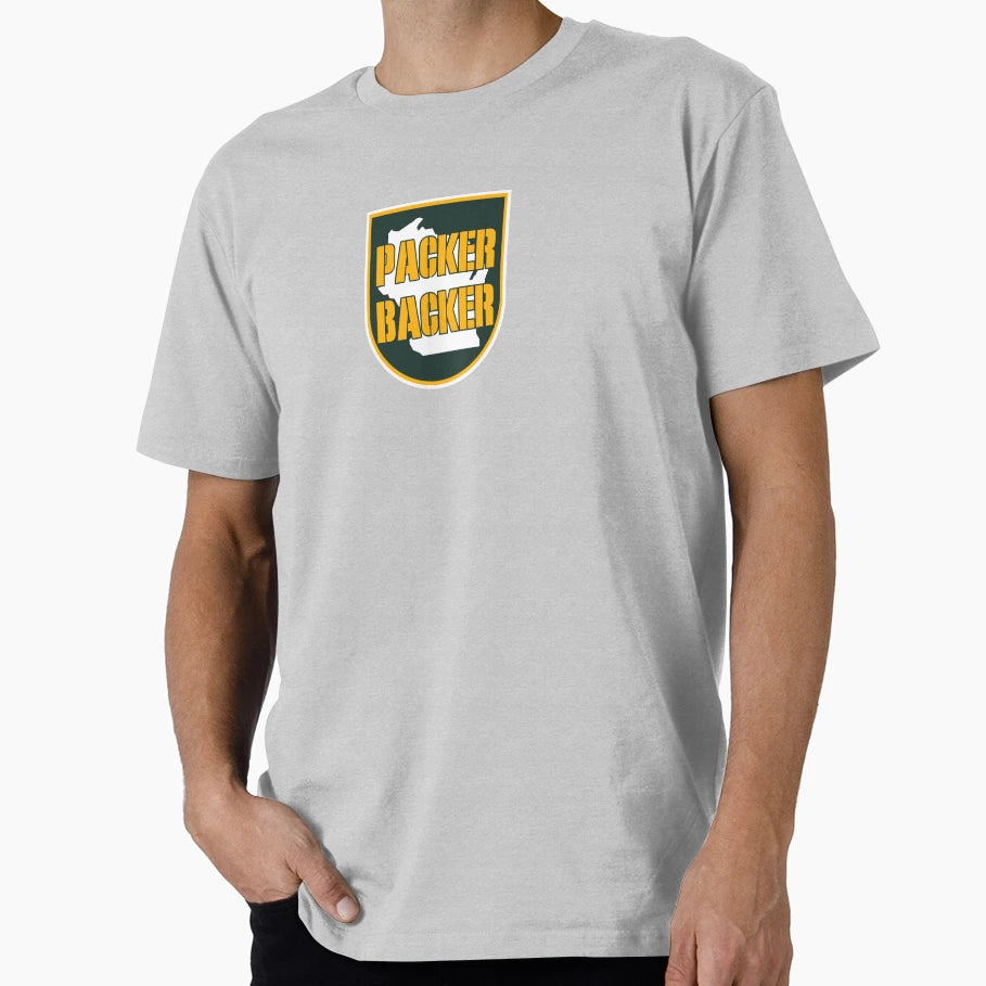 Packer Backer Green Bay T-Shirt - Fun Novelty Design for Adults - T-Shirt, Sweatshirt, Hoodie