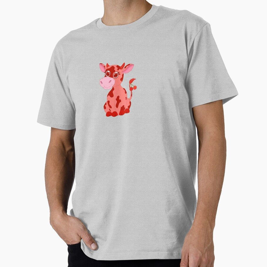 Cherry Cow by ileandraws - Adult & Kids T-Shirts, Sweatshirts & Hoodies apparel design preview 1