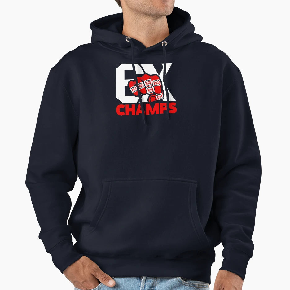 6X Champs 6 Rings Pats Mug And Tapestry Hoodie - Streetwear Style Unisex - T-Shirt, Sweatshirt, Hoodie