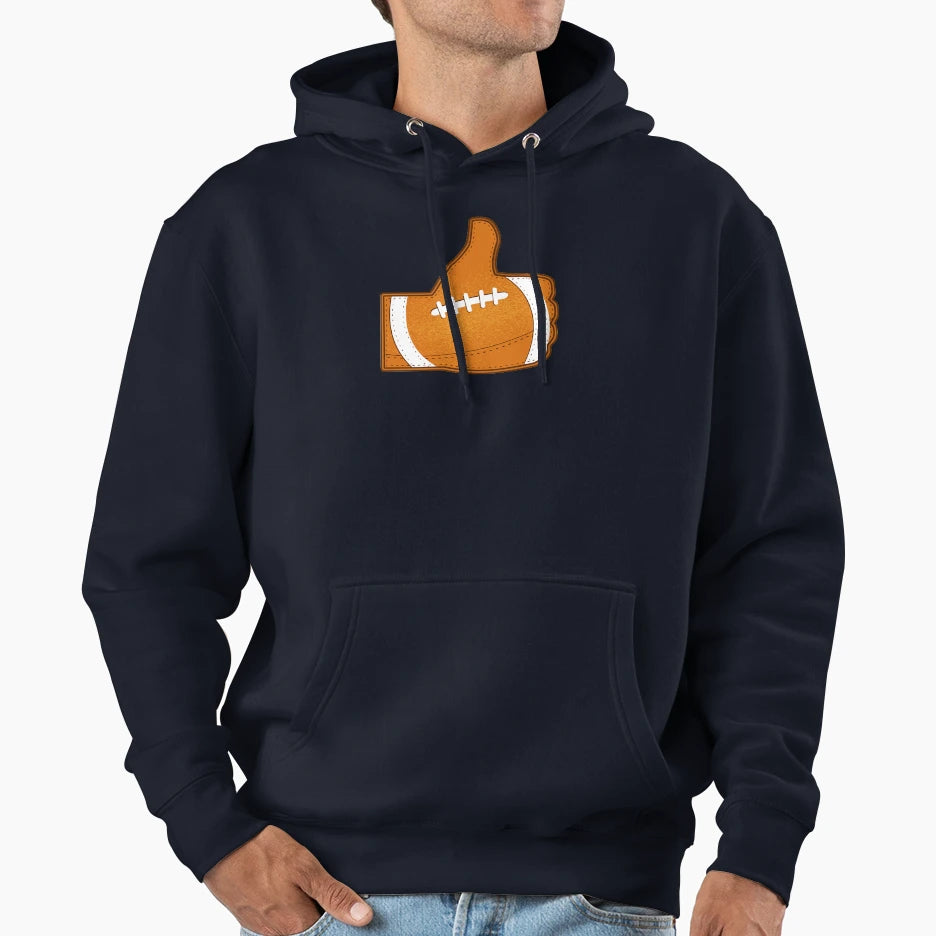 I Love Football 2 0 Hoodie - Graphic Print for Adults - T-Shirt, Sweatshirt, Hoodie