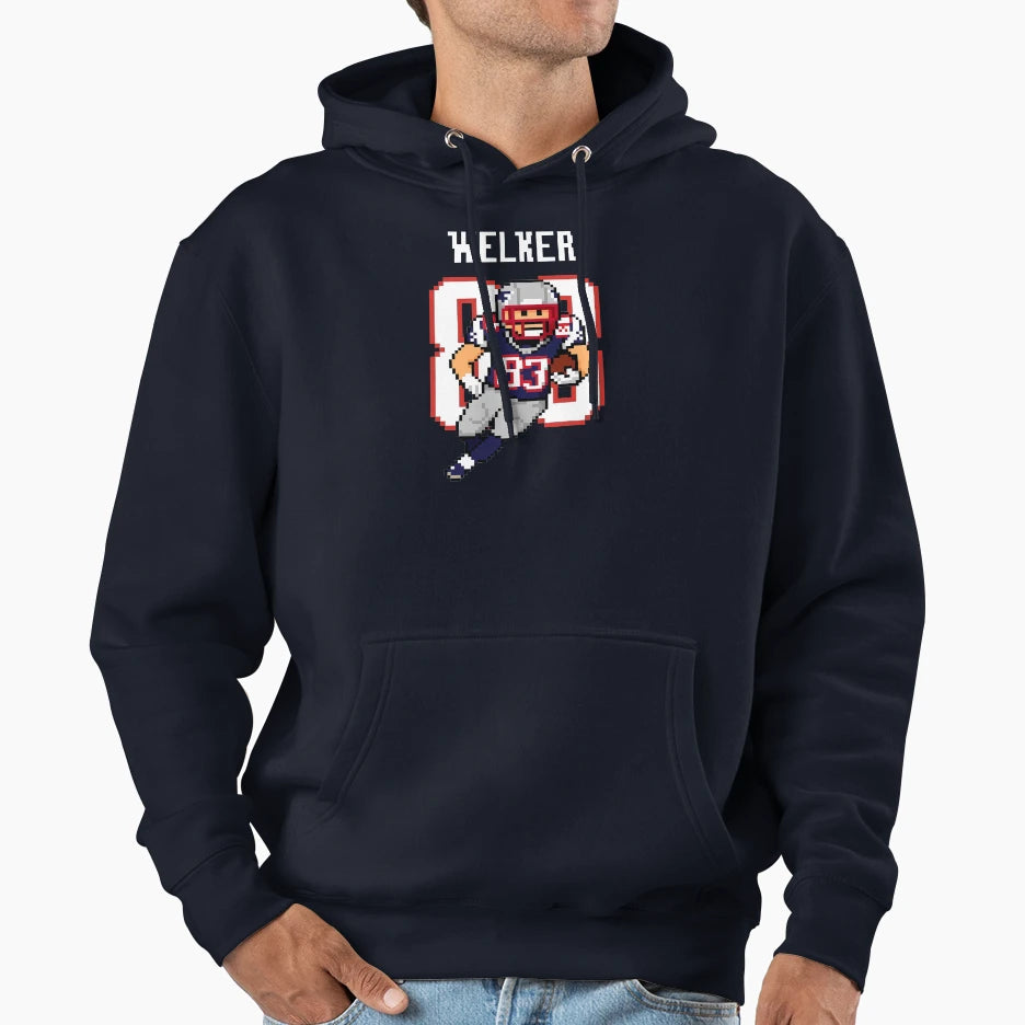 Wes Welker 83 Pixel Art 8 Bit Patriots Hoodie - Unique Graphic Men Women - T-Shirt, Sweatshirt, Hoodie