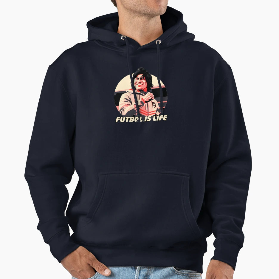 Futbol Is Life Hoodie - Unique Graphic Unisex - T-Shirt, Sweatshirt, Hoodie