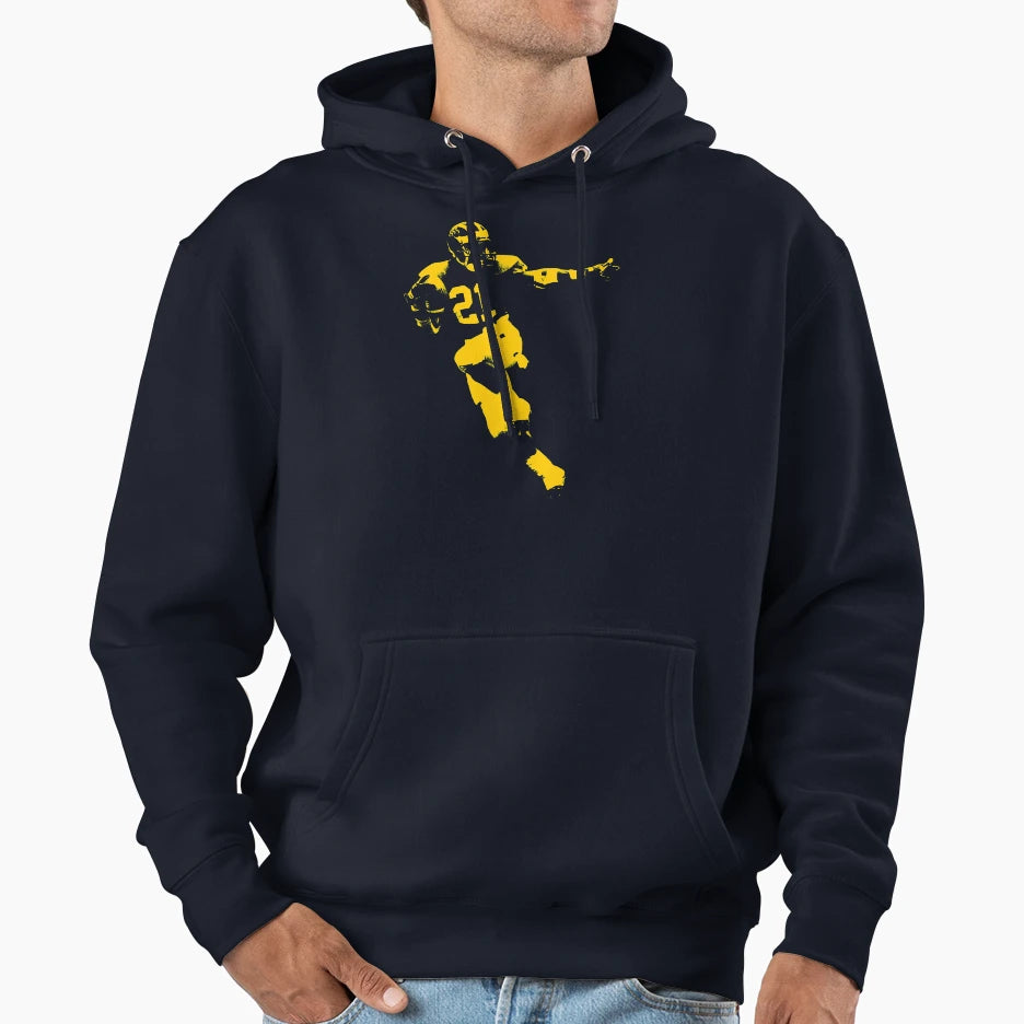 Desmond Heisman Howard Maize Stencil Hoodie - Aesthetic Graphic Unisex - T-Shirt, Sweatshirt, Hoodie