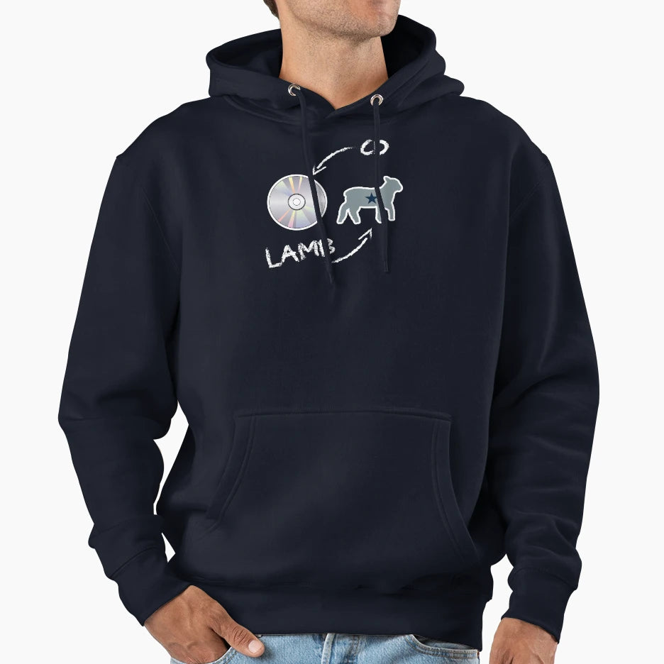 Cd Lamb Hoodie - Trendy Graphic for Adults - T-Shirt, Sweatshirt, Hoodie