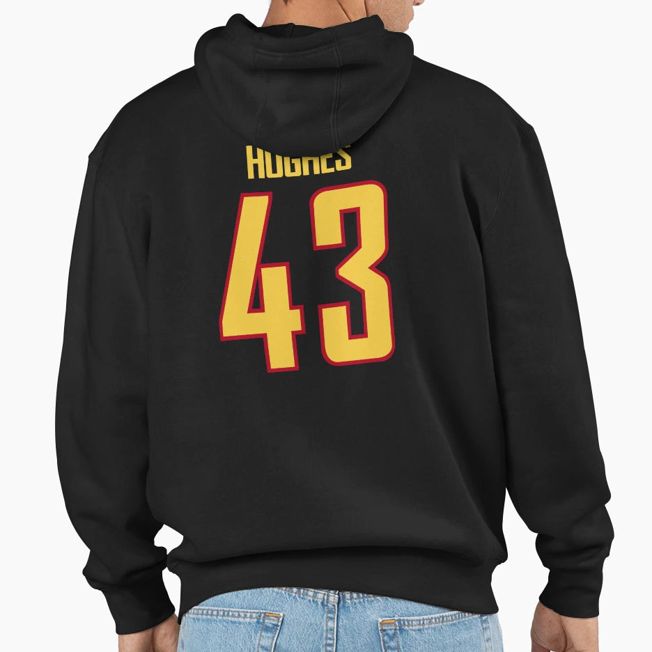 Quinn Hughes 43 Hoodie - Graphic Print Unisex - T-Shirt, Sweatshirt, Hoodie