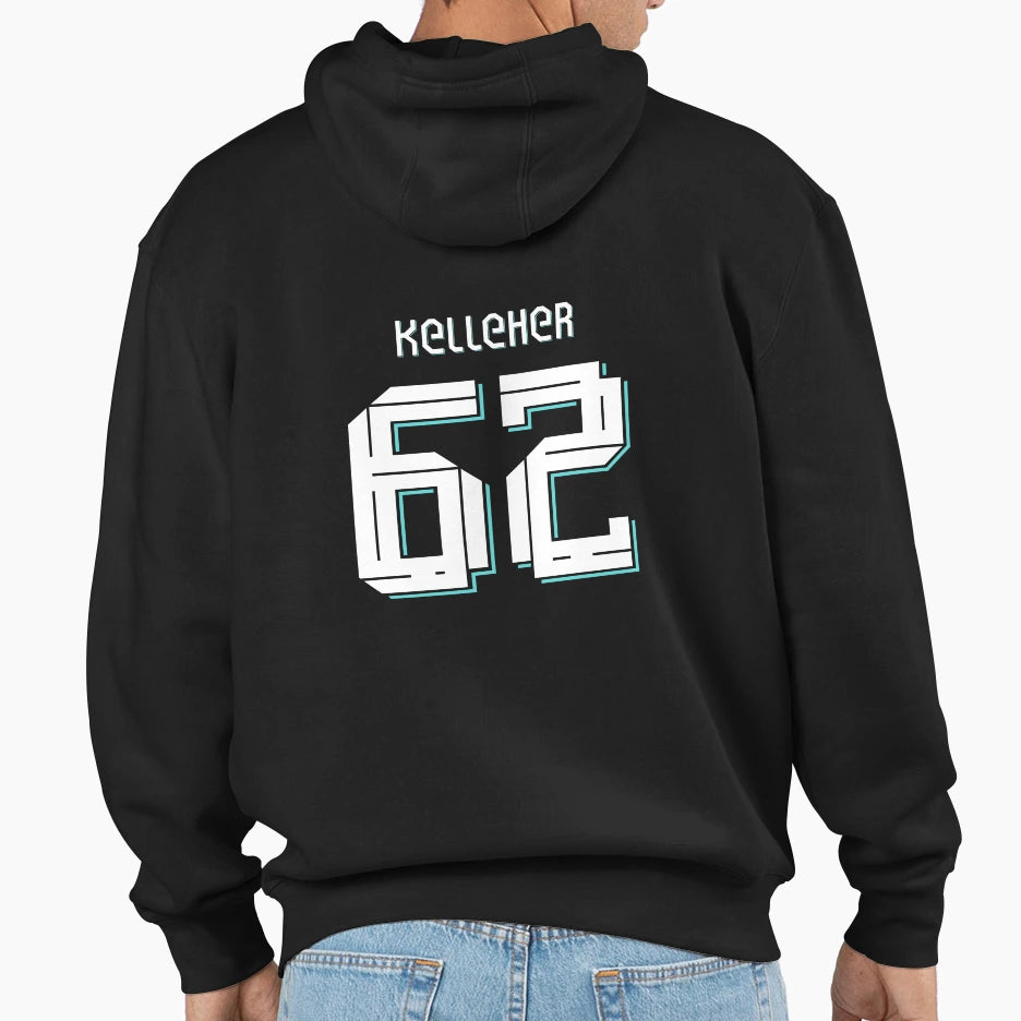 Caoimhin Kelleher Liverpool Away Kit 24 25 Hoodie - Minimalist Print Unisex - T-Shirt, Sweatshirt, Hoodie