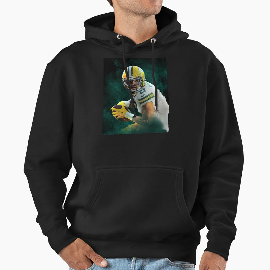 Christian Watson Green Bay Sports Art Hoodie - Custom Art Print Men Women - T-Shirt, Sweatshirt, Hoodie